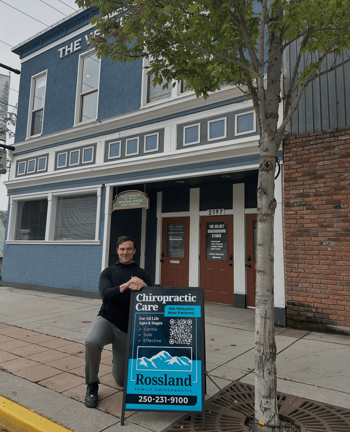 Rossland Chiropractic Building with Doctor Martin Zollinger
